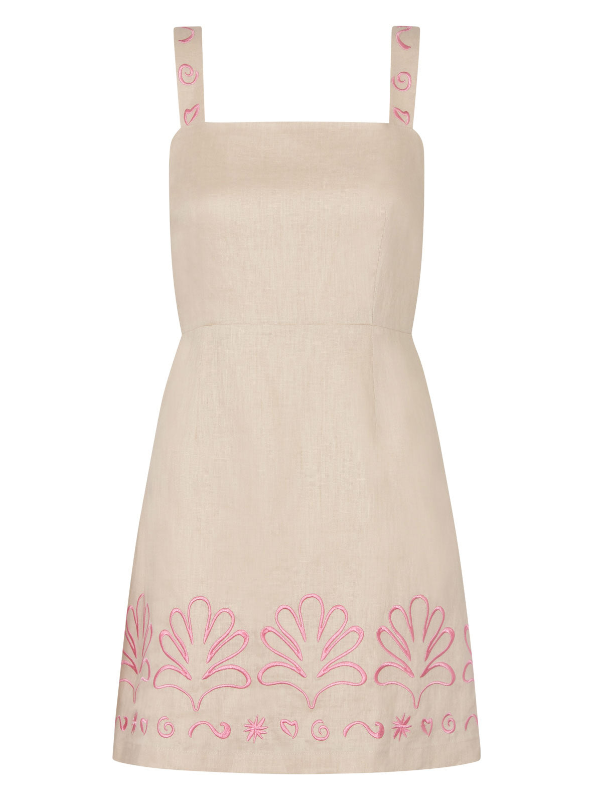 Ivy Embroidered Mini Dress