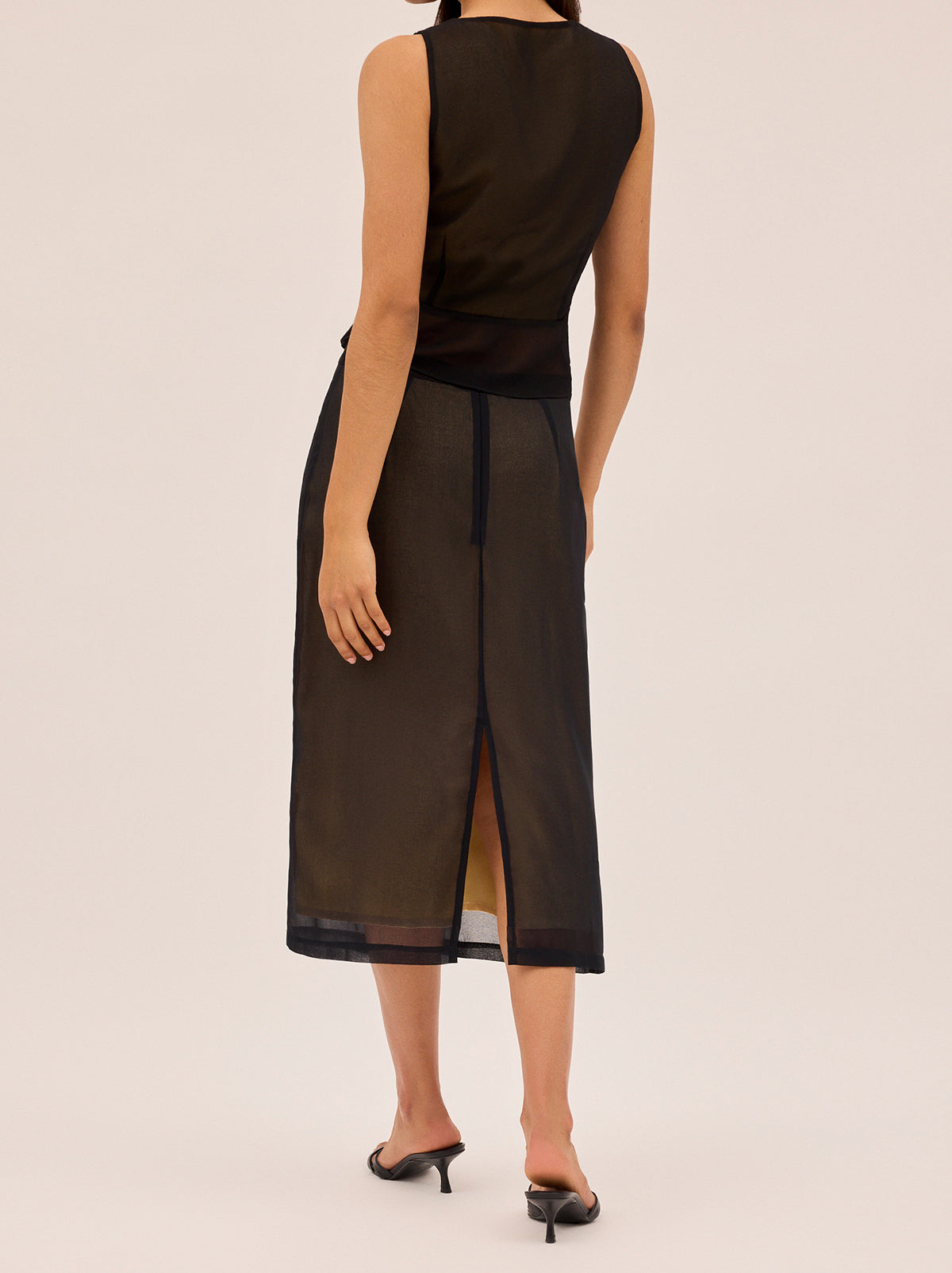 Jacqueline Black Embellished Skirt By KITRI Studio