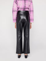 Janice Black Vinyl Trousers KITRI Studio