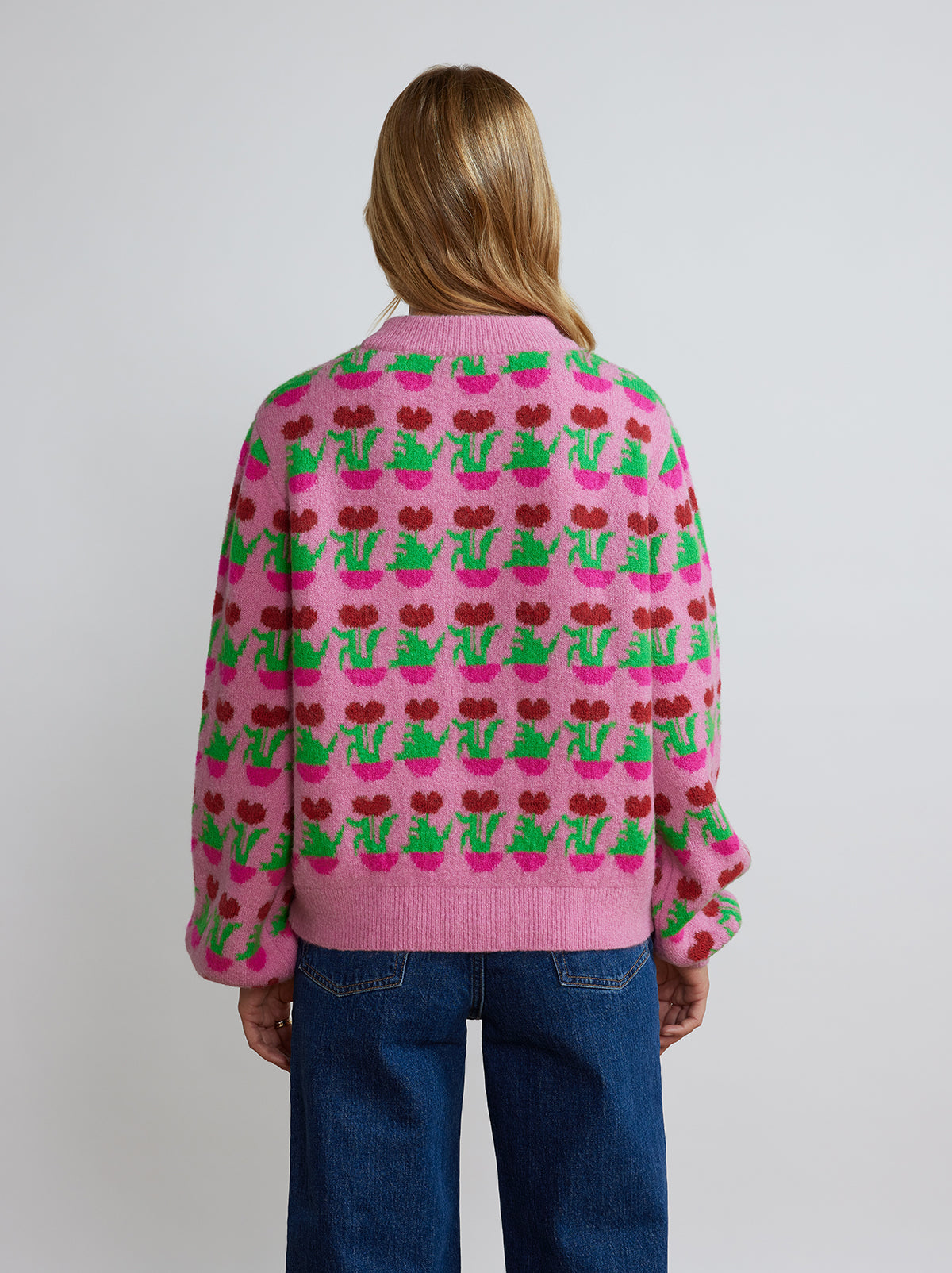 Joelle Flower Pot Sweater By KITRI Studio