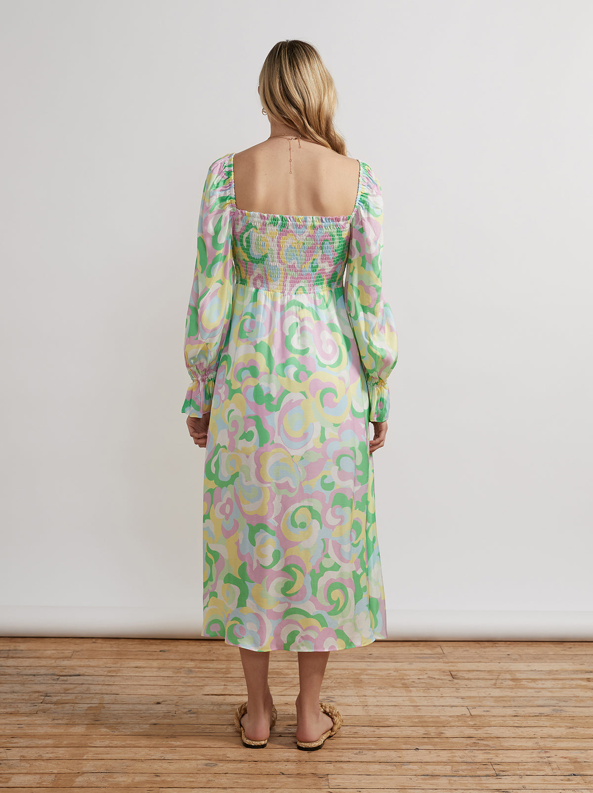 Jolene Multi Floral Swirl Dress by KITRI Studio