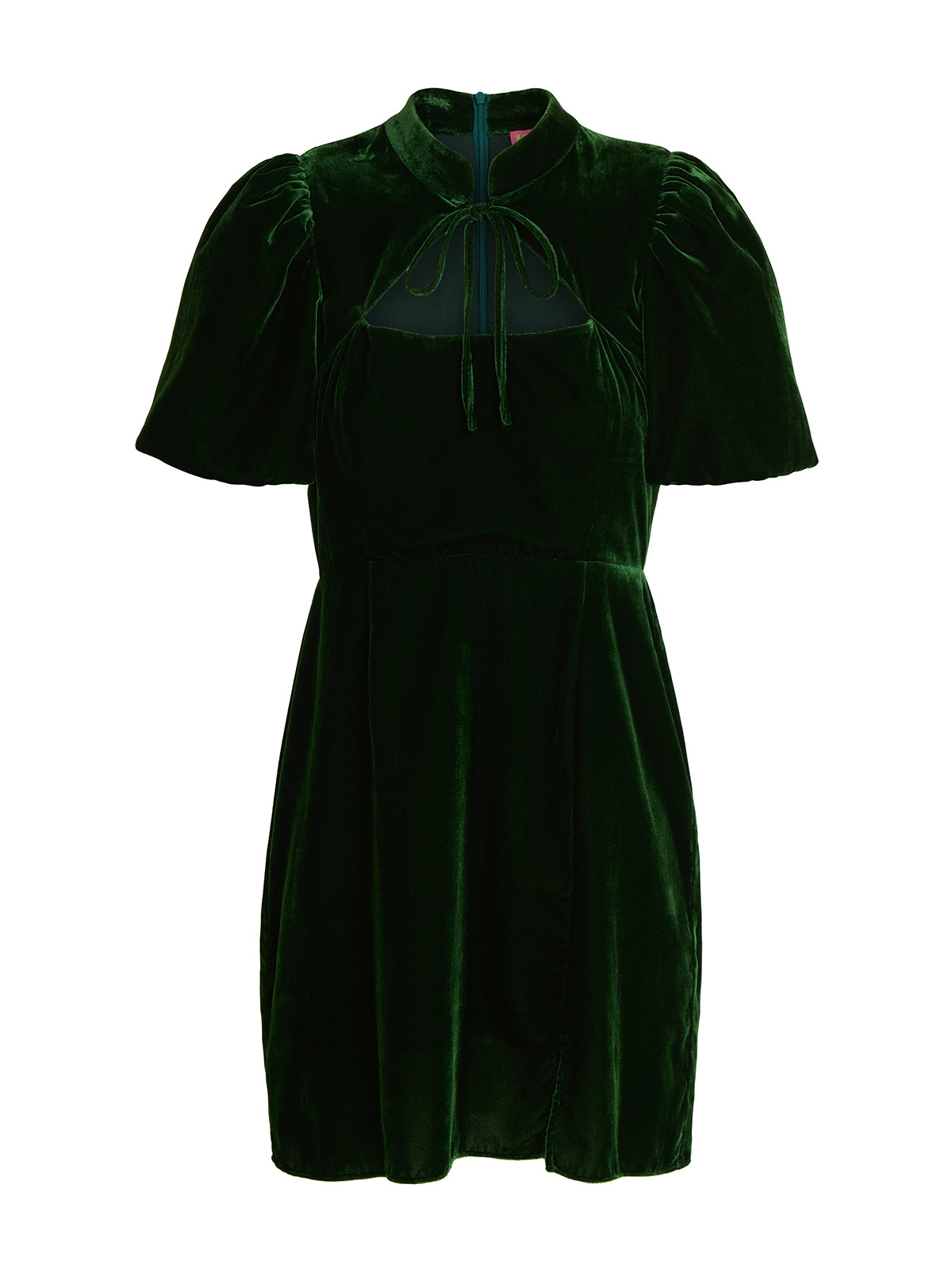 Josette Green Velvet Mini Dress | KITRI Studio Josette Green Velvet Mini Dress | KITRI Studio