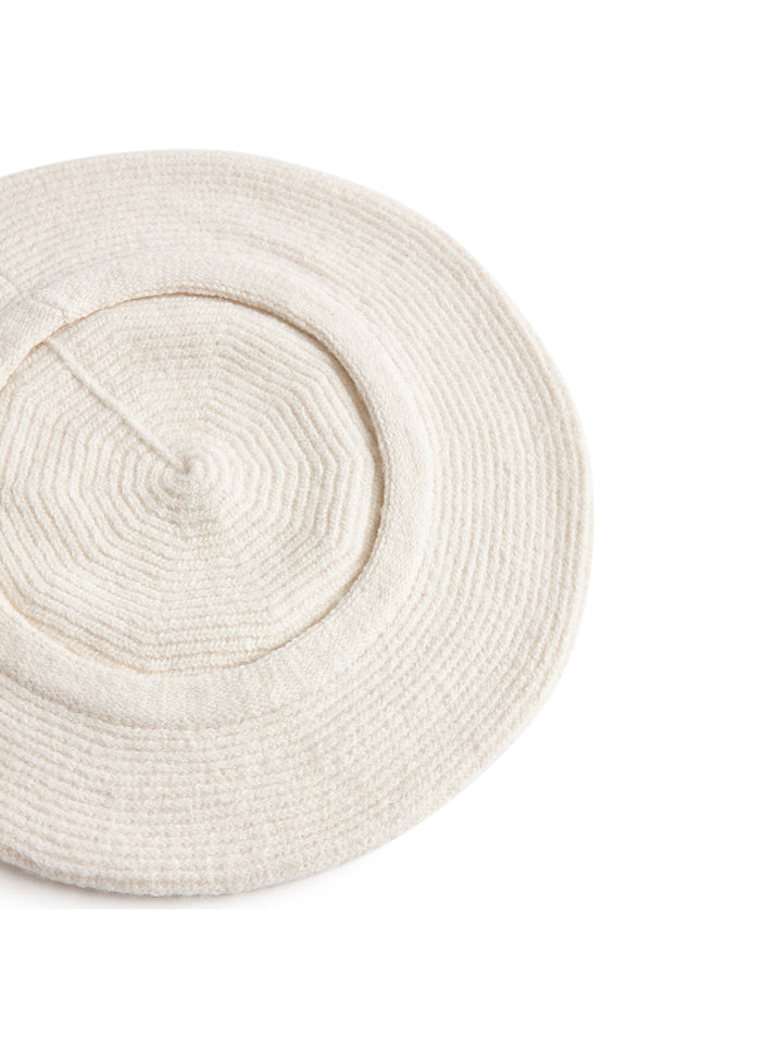 Karena Ivory Knit Beret | Women's Knit Accessories | KITRI