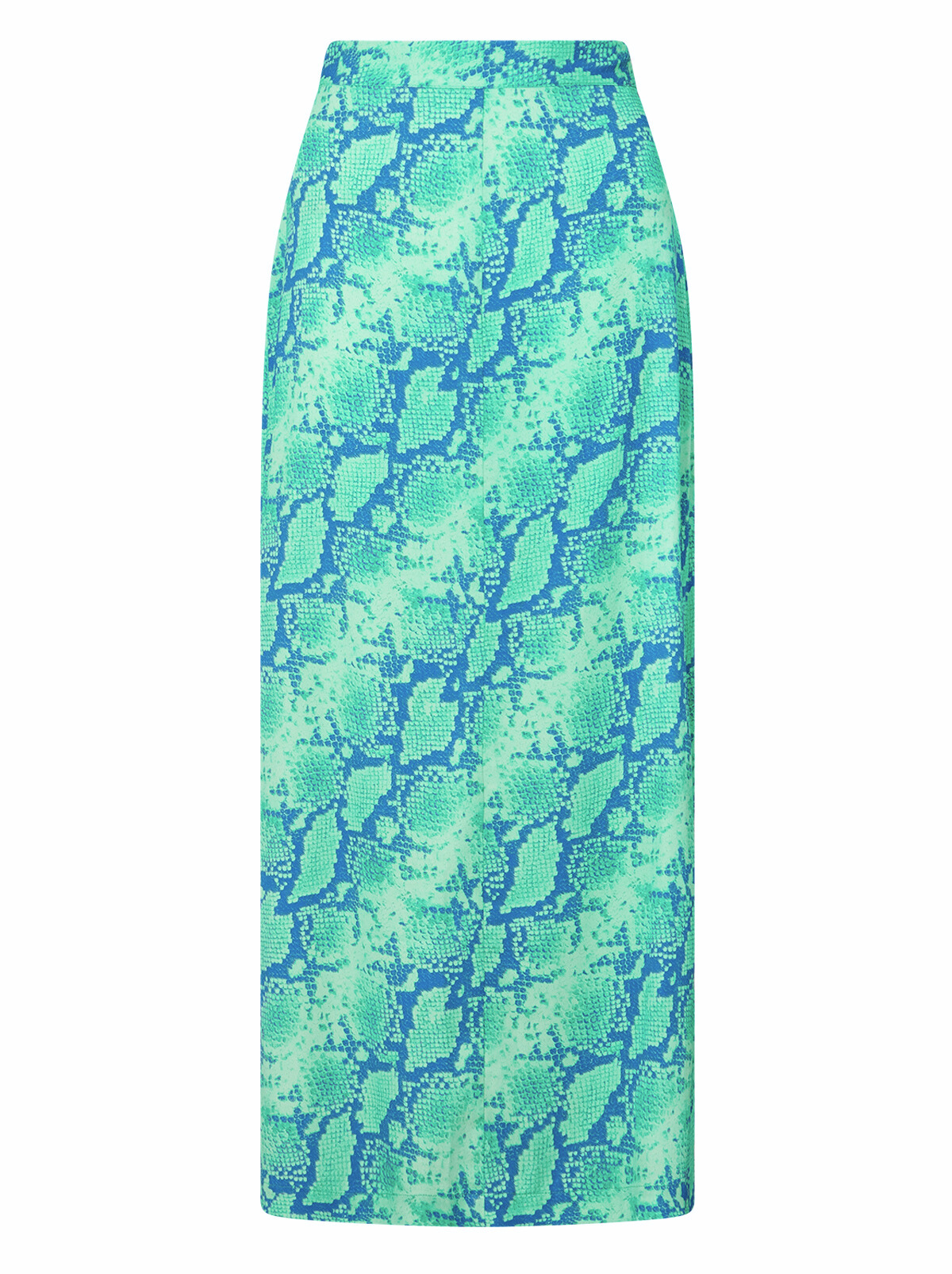 Laurel Blue Snake Print Skirt