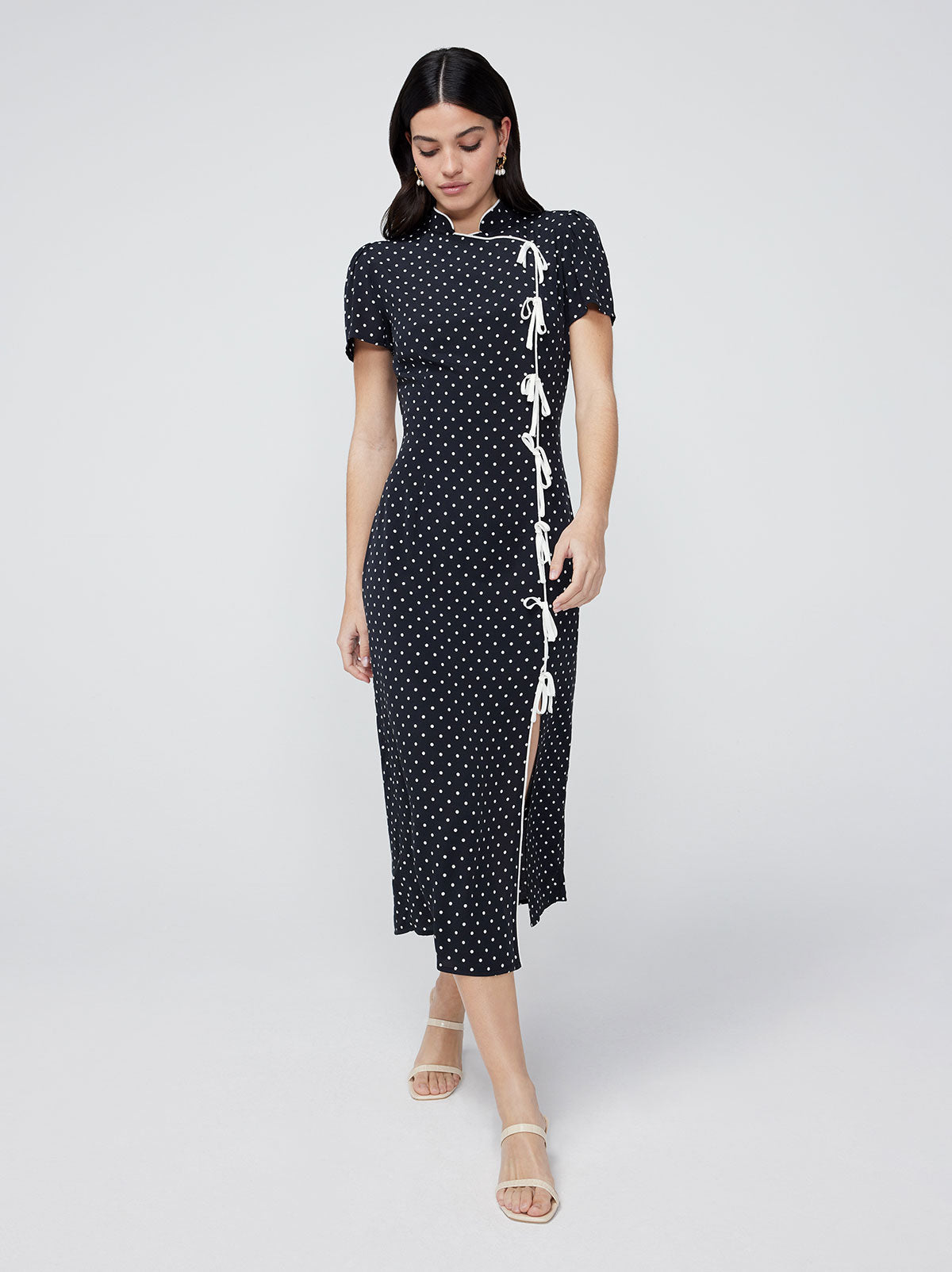 kitri harlow embroidered denim mini dress Kitri Harlow Floral-embroidered Denim Mini Dress KITRI