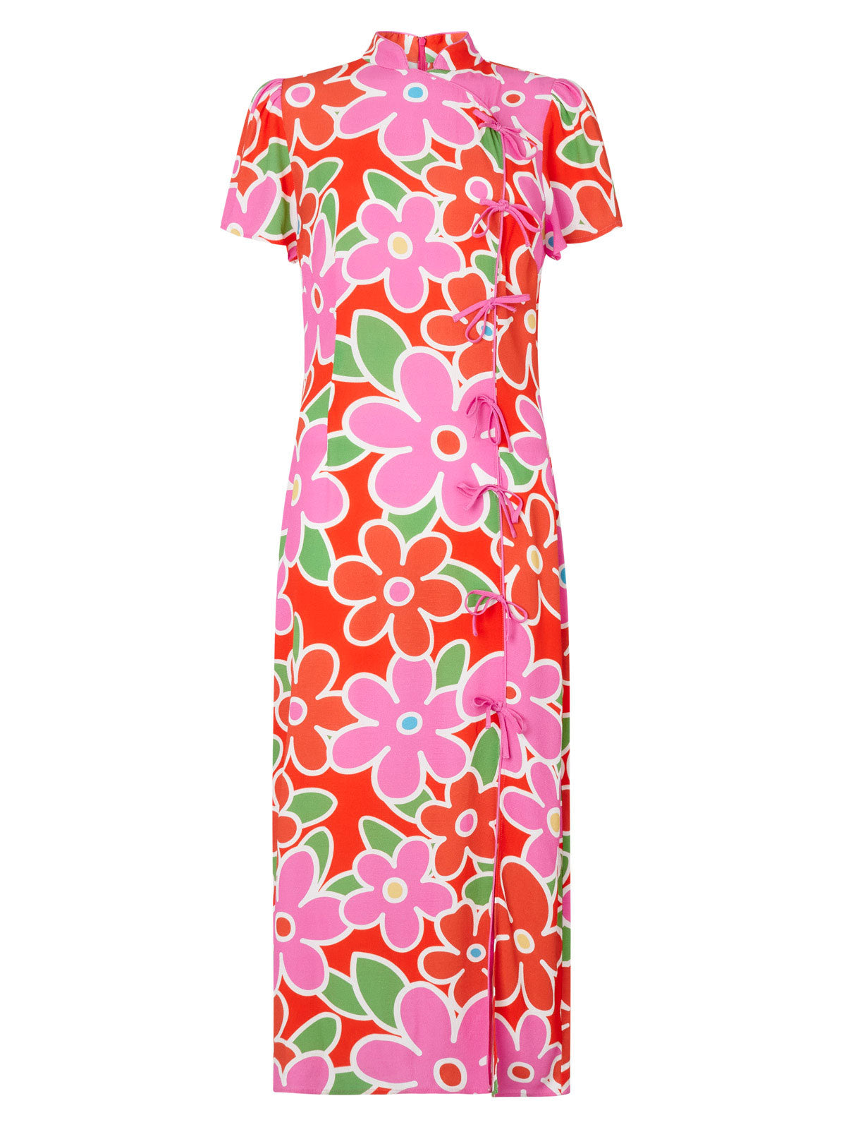 Leia Floral Print Midi Dress | KITRI Studio