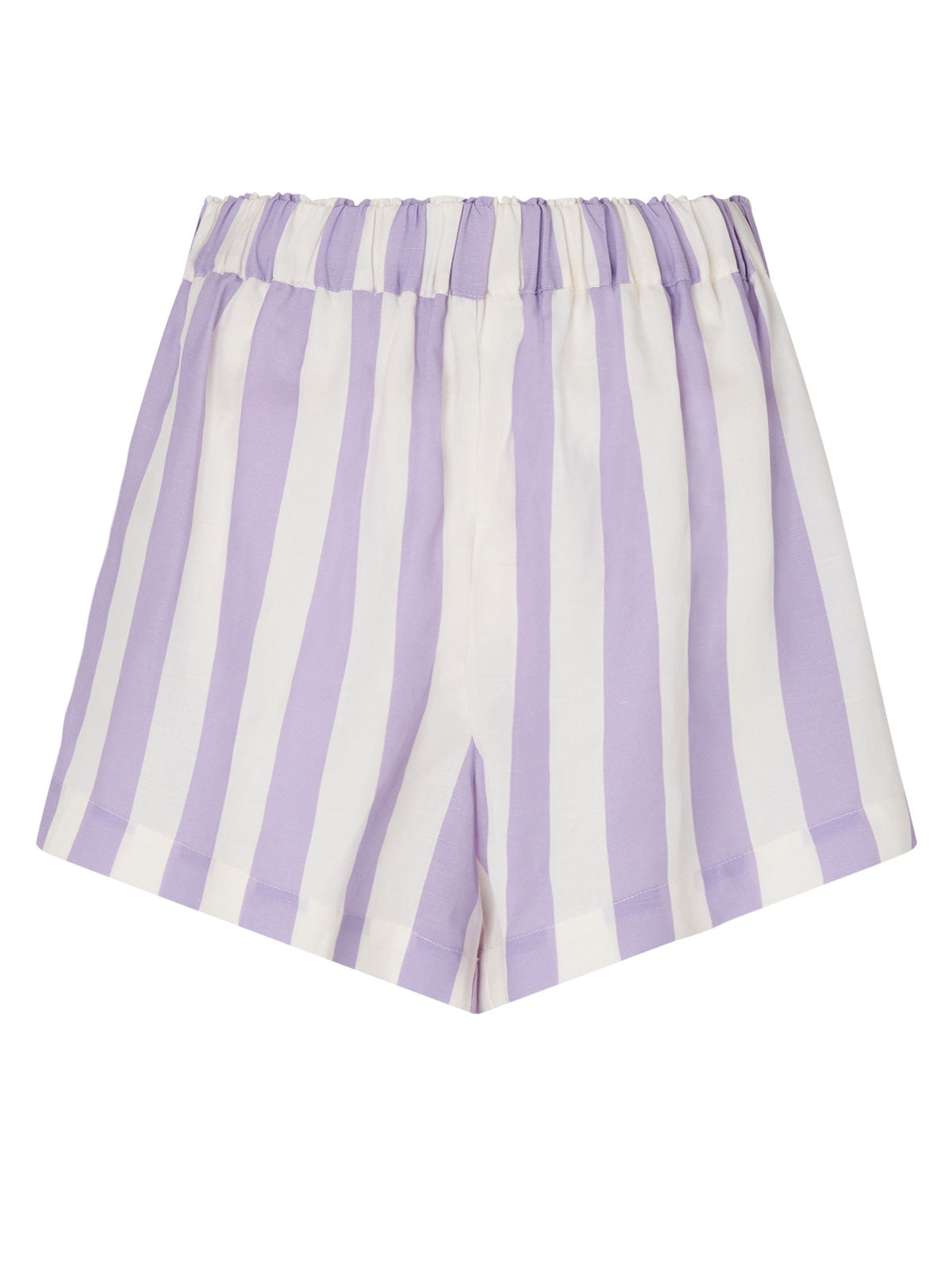 Lena Lilac Stripe Shorts By KITRI Studio