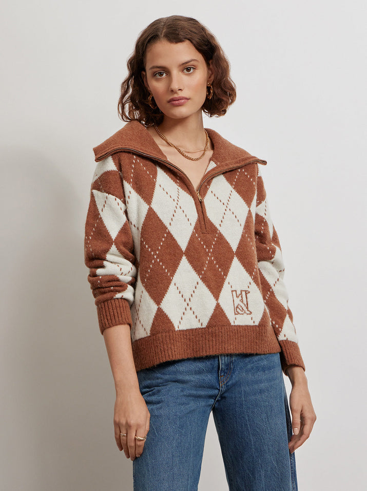 Argyle on sale jumper womens