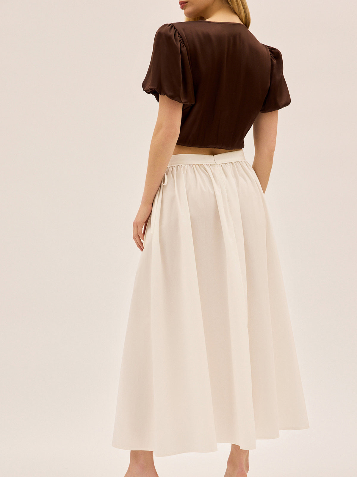 Lucinda White Cotton Skirt By KITRI Studio