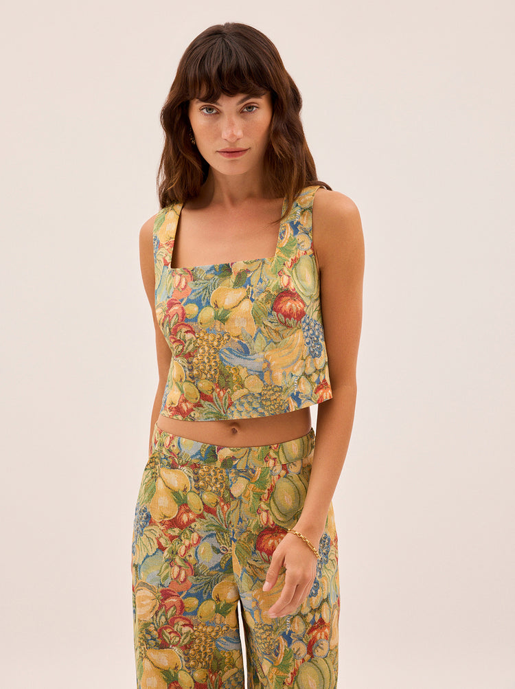 Maeve Fruit Print Top By KITRI Studio