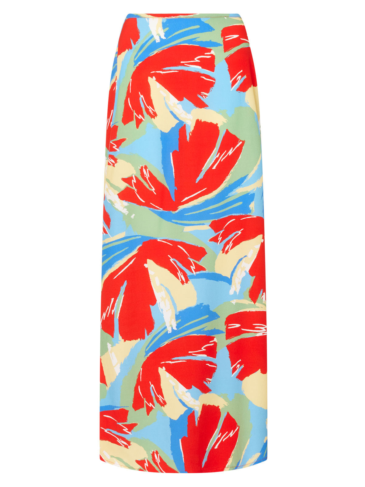 Mali Abstract Print Maxi Skirt | KITRI Studio