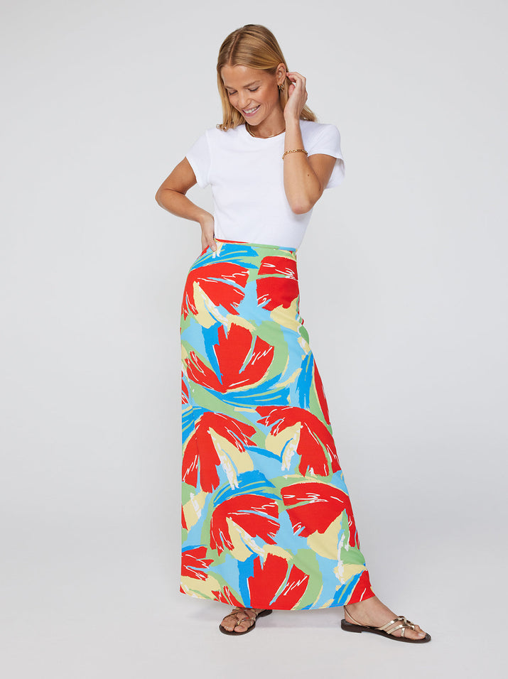 Maxi skirt for hot sale short legs