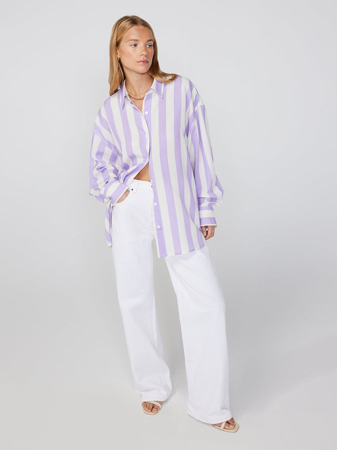 ストライプ レディース 【 STRIPE KITRI MARIANA SHIRT MULTI 】-