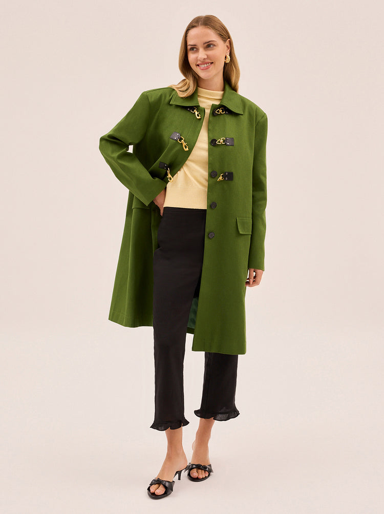 Marianne Green Car Coat By KITRI Studio