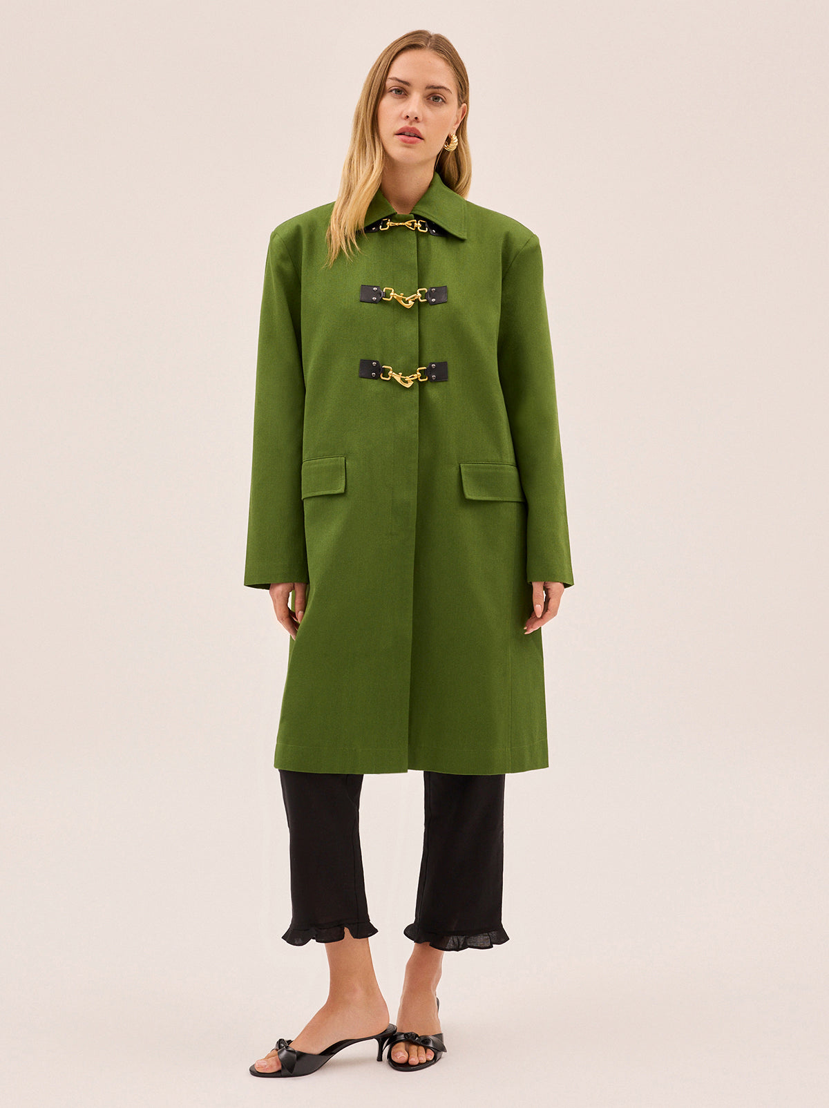 Marianne Green Car Coat By KITRI Studio