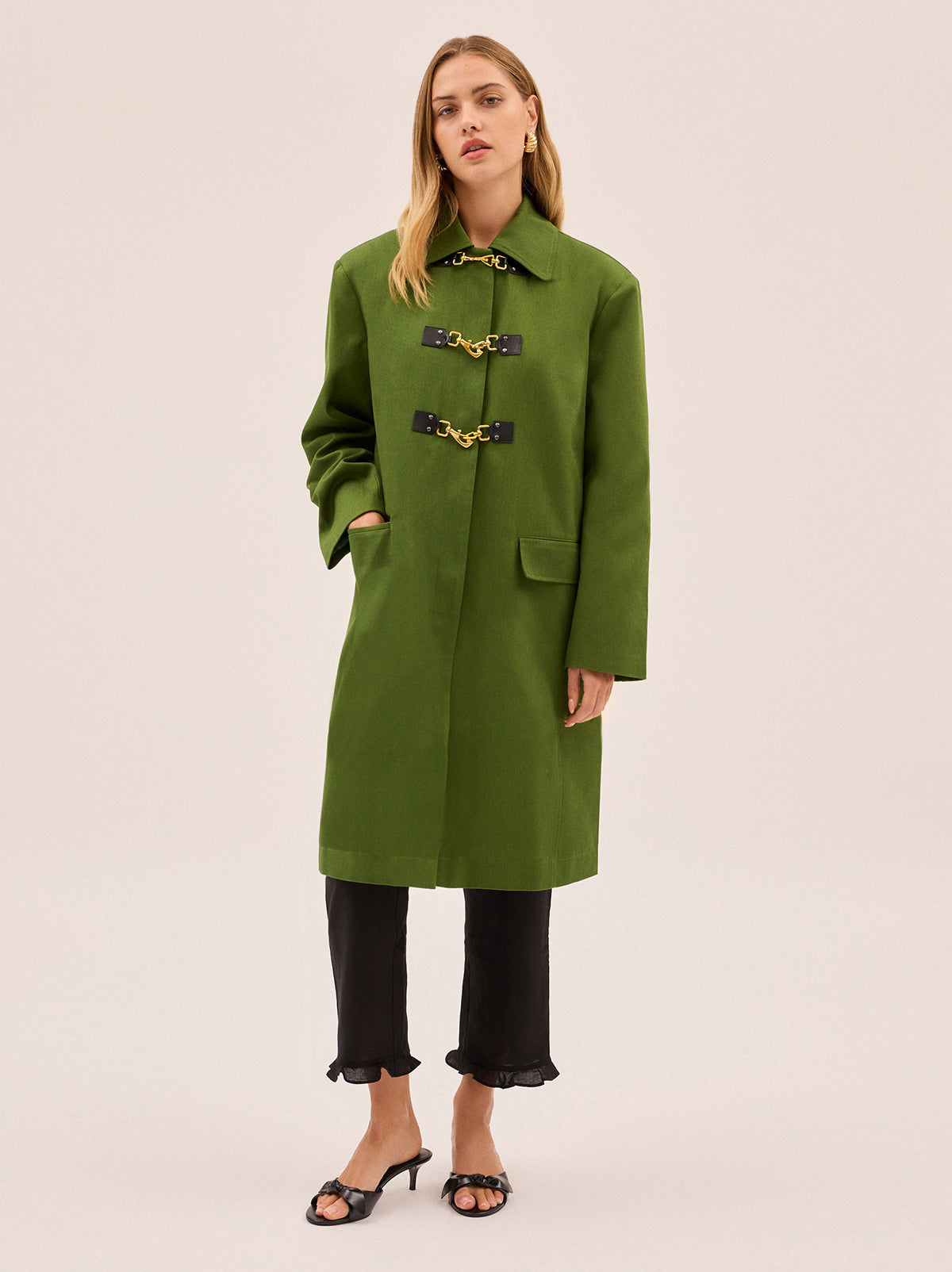 Marianne Green Car Coat By KITRI Studio