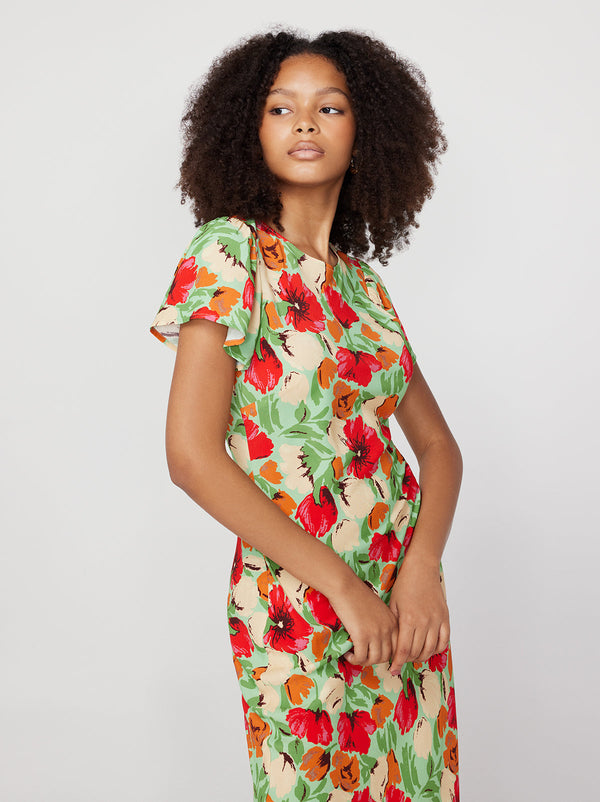 Garden Hazels Shirried Maxi Dress main image 0