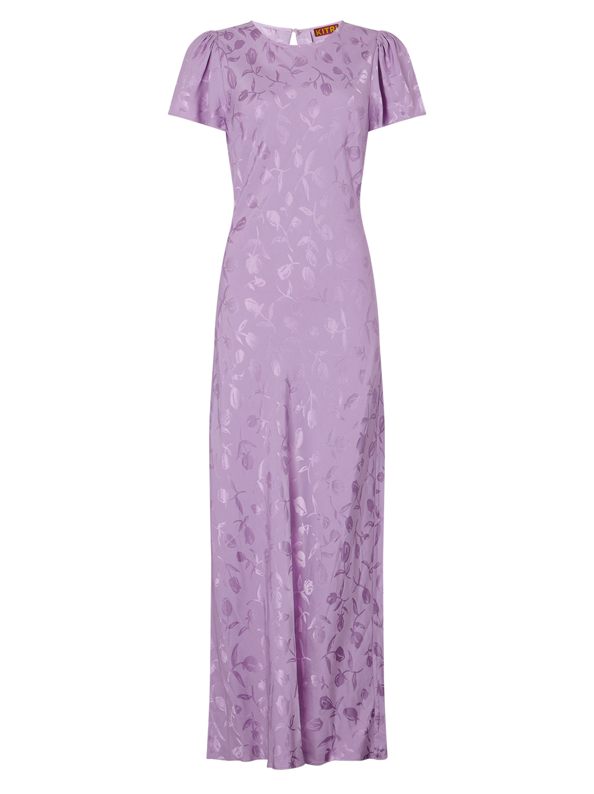 Marie Lilac Tulip Jacquard Maxi Dress By KITRI Studio