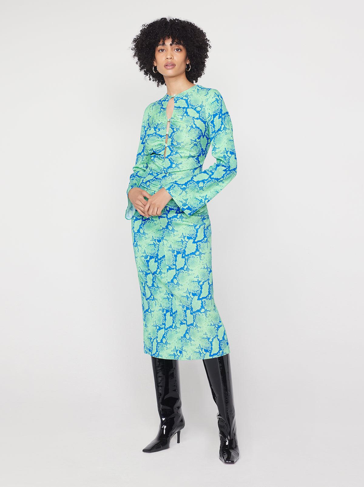 Evans snake clearance print dress