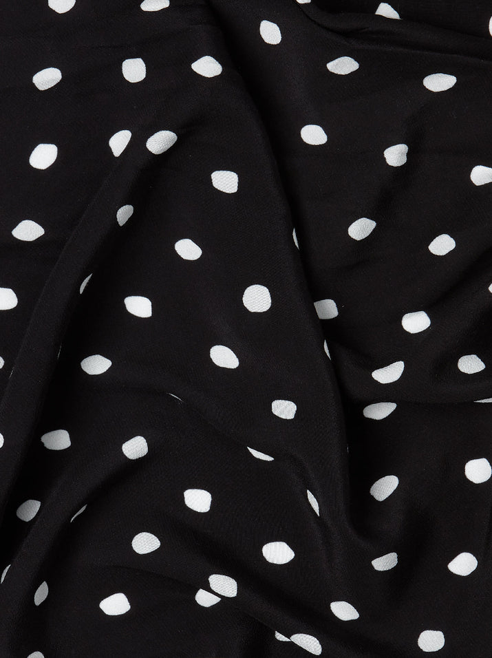 Mathilde Polk Dot Smocked Mini Dress | Women's Printed Mini Dresses | KITRI