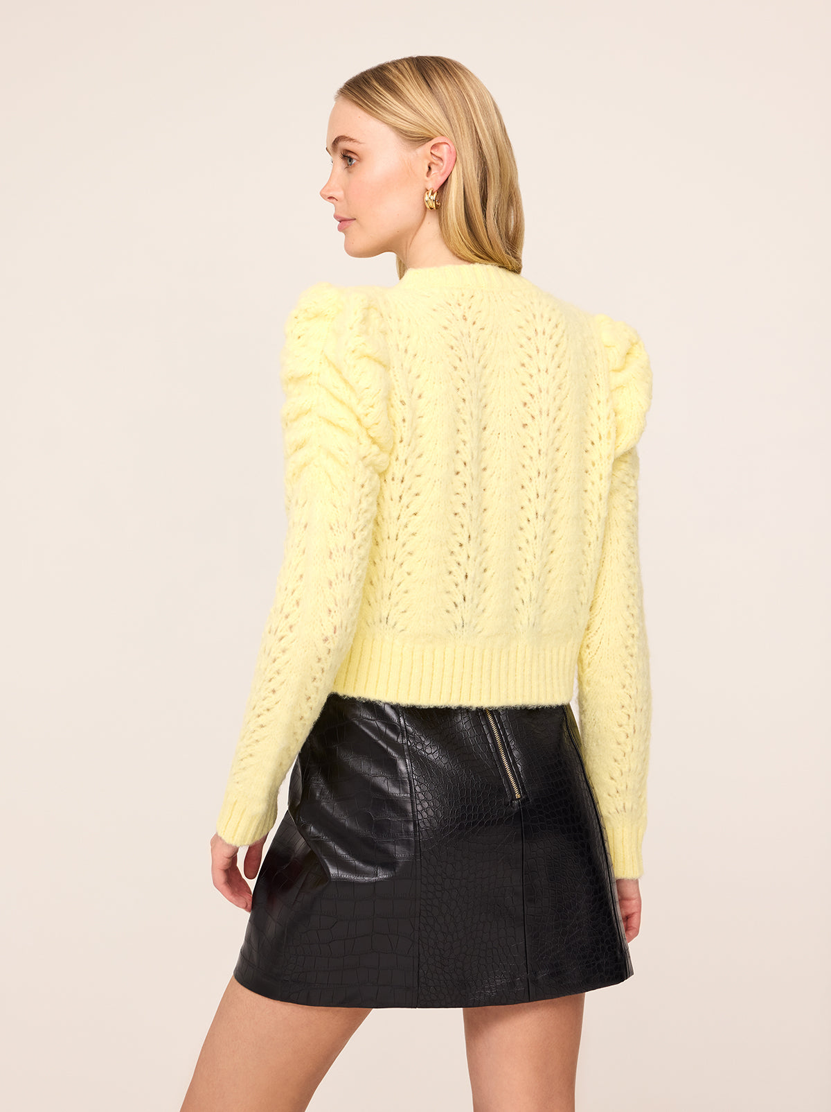 Matilda Lemon Knit Cardigan By KITRI Studio