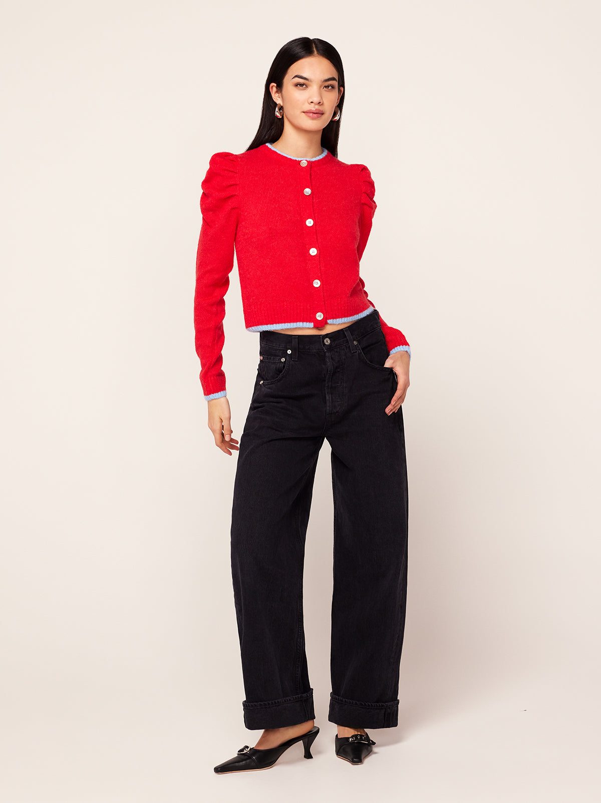 Matilda Watermelon Knit Cardigan By KITRI Studio