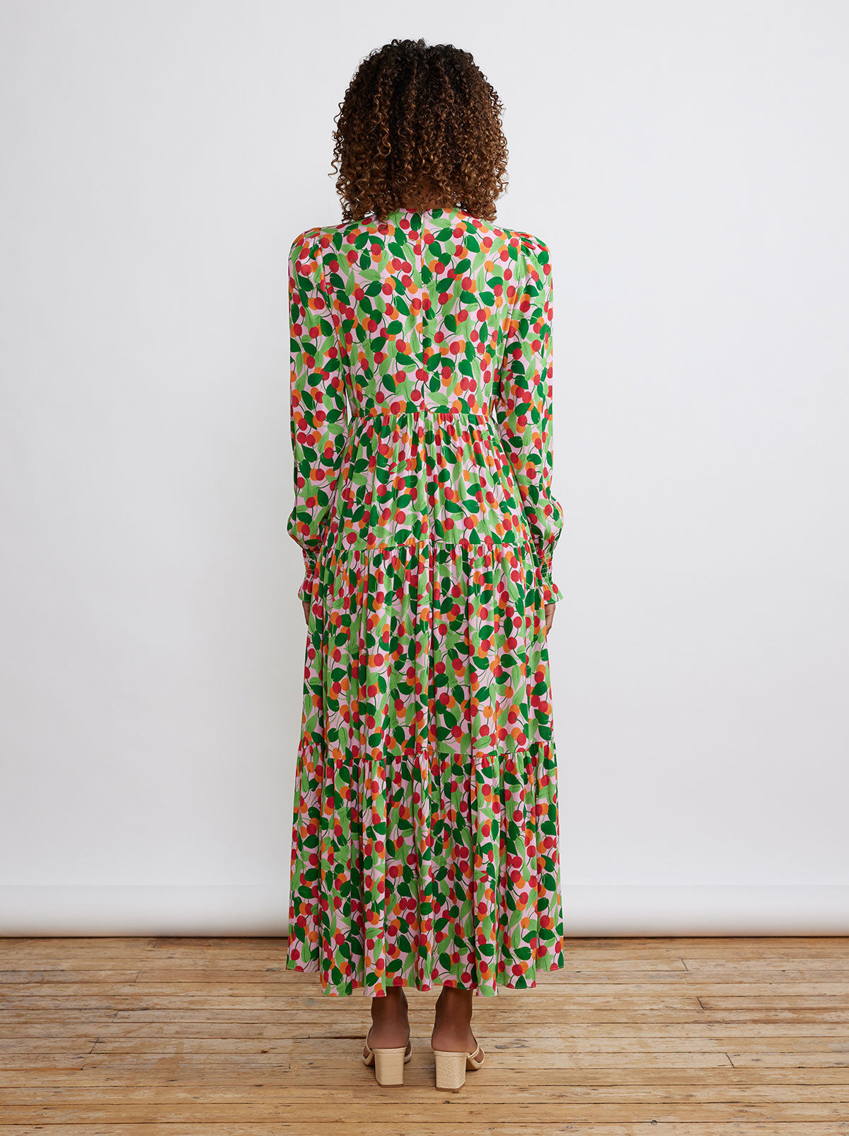 Nicole Multi Cherry Maxi Dress By KITRI Studio