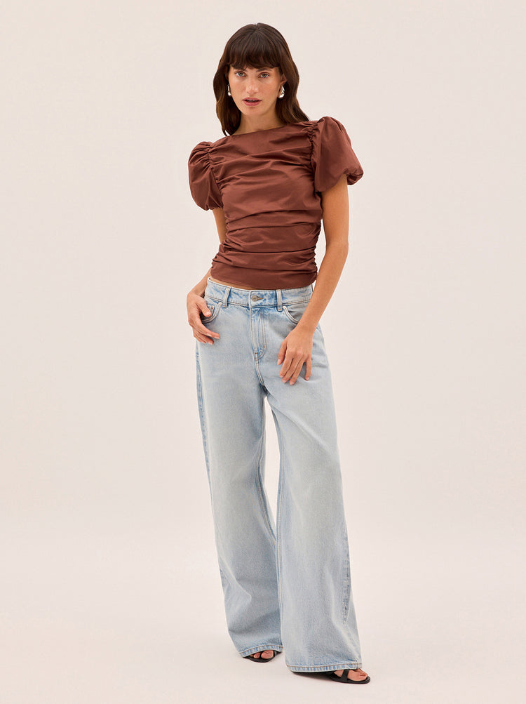 Nyla Sienna Cotton Top By KITRI Studio