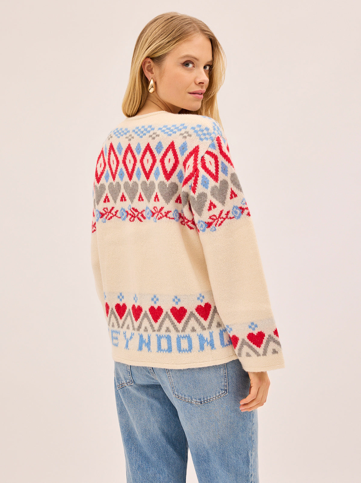 Pandora Fairisle Knit Cardigan By KITRI Studio