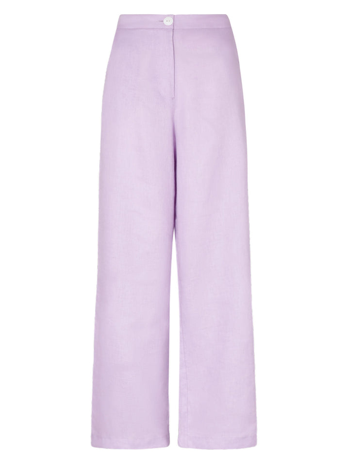 Purple on sale linen trousers