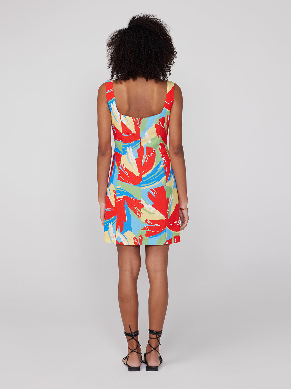 Posey Abstract Print Mini Dress