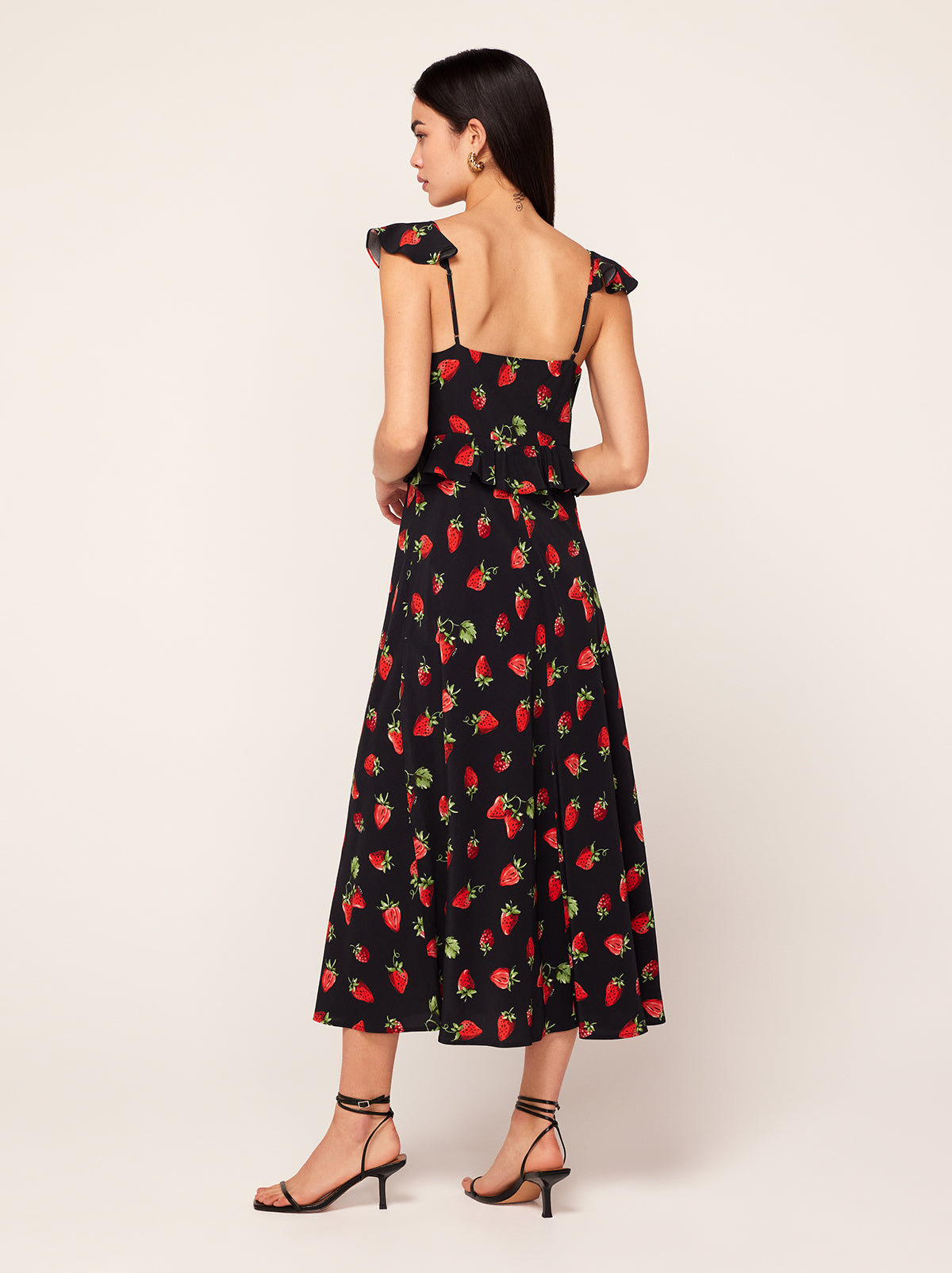 Rosemary Berry Print Midi Dress | KITRI Studio