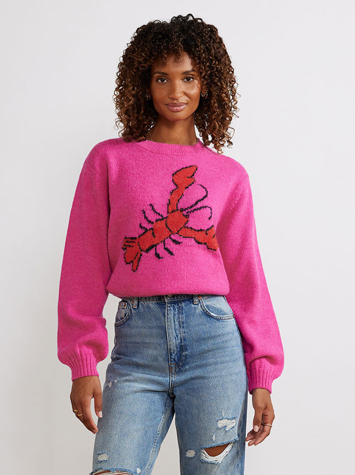 Rowan Lobster Knit Sweater KITRI Studio