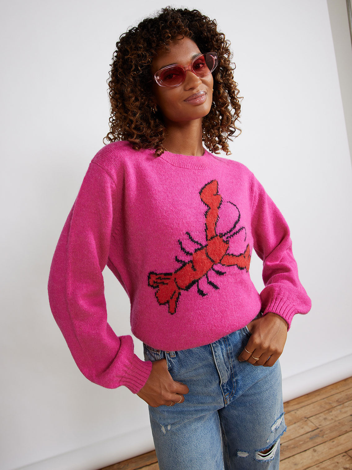 Rowan Lobster Knit Sweater by KITRI Studio
