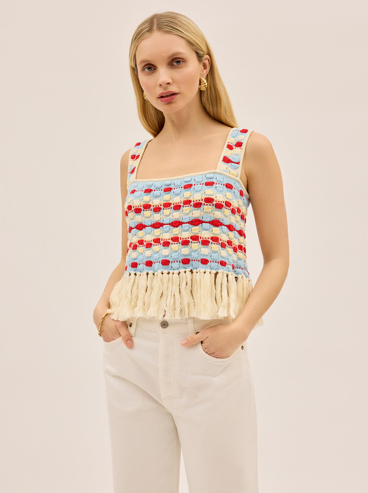 Roxana Multi Knit top By KITRI Studio