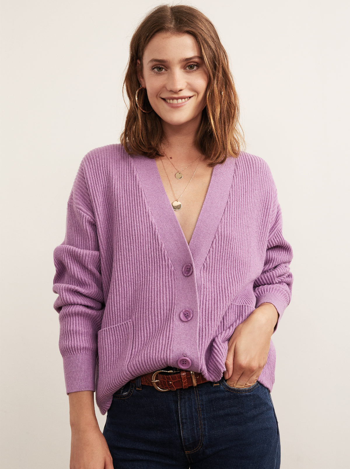 Boxy cardigan clearance