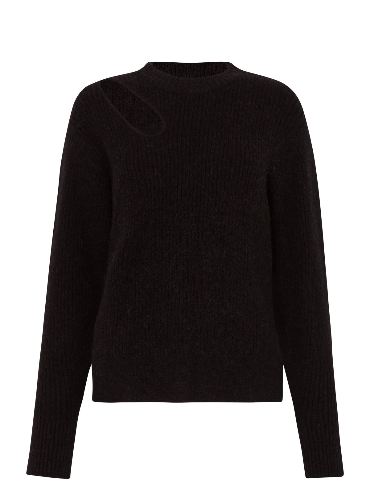 Simone Black Cutout Sweater By KITRI Studio