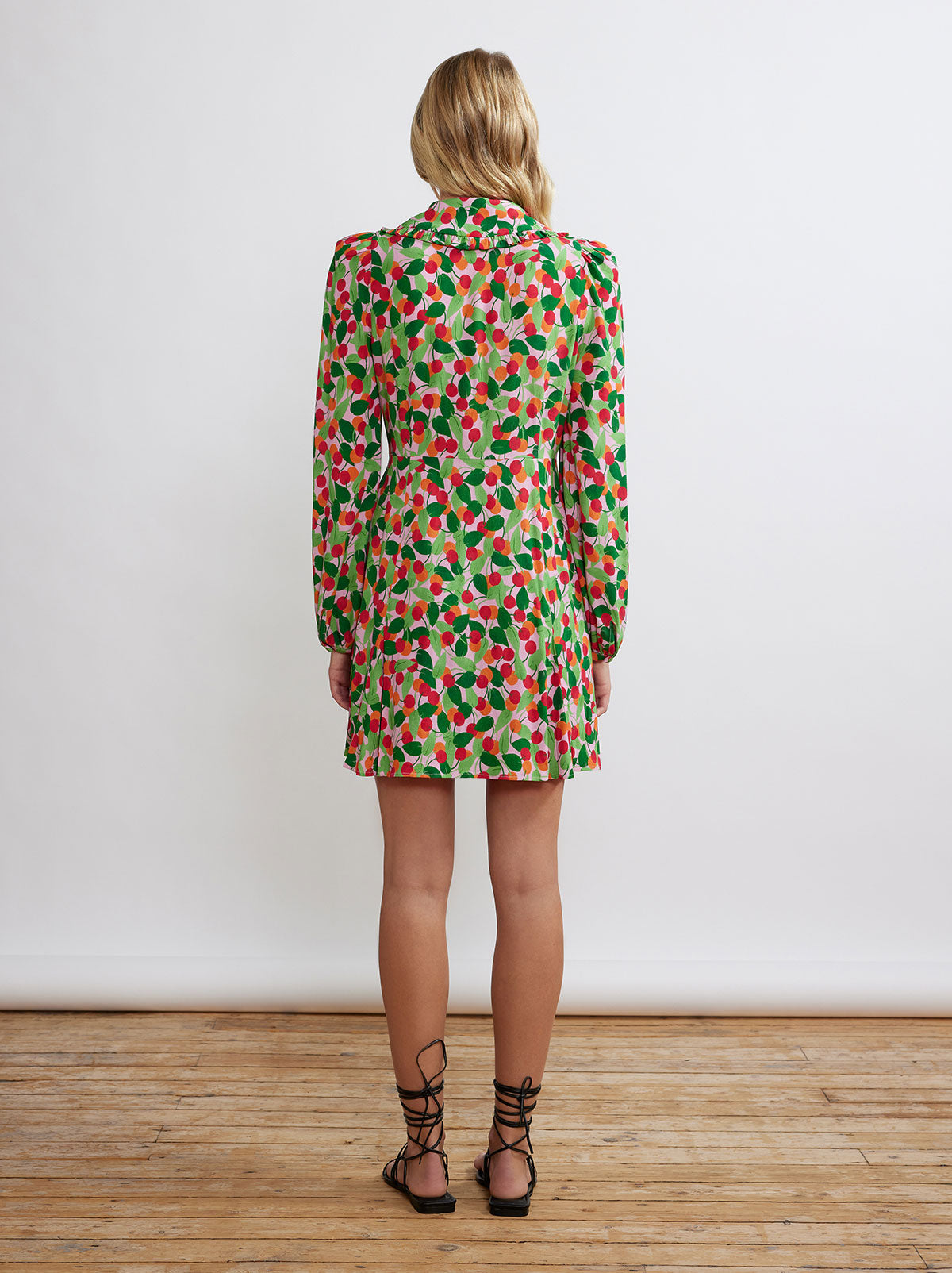 Tabitha Multi Cherry Mini Dress By KITRI Studio