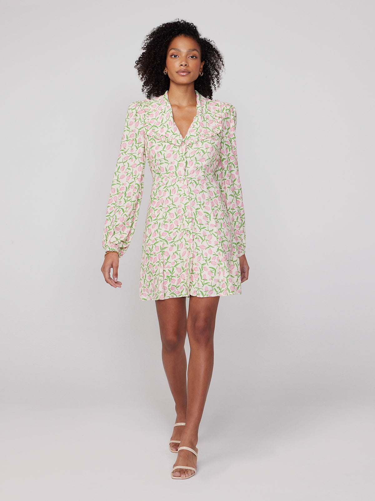 Tabitha Tulip Print Mini Dress KITRI Studio