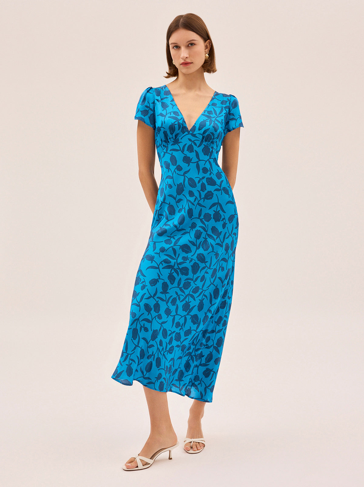 kitri midi dress The Pink Edit
