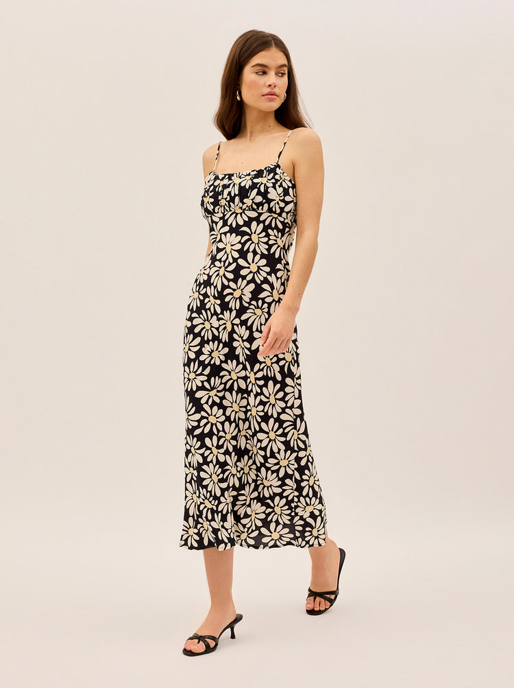 Velma Daisy Print Midi Dress By KITRI Studio